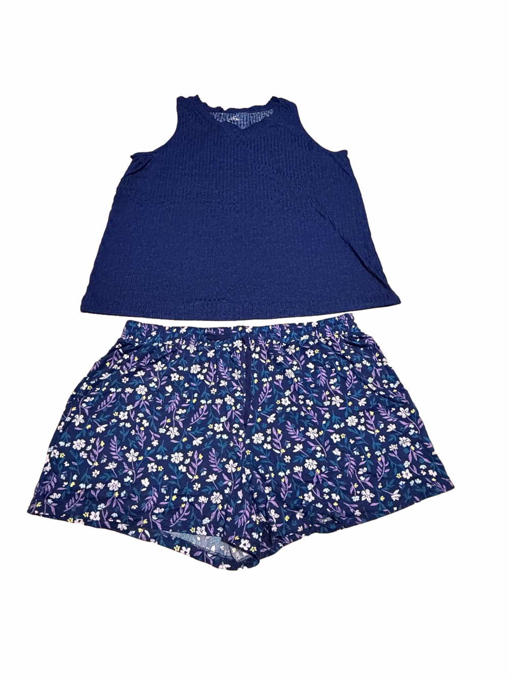 croft & Barrow Blue Floral Sleepwear Set